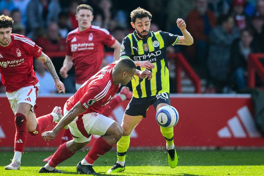 Bernardo Silva em destaque no Manchester City