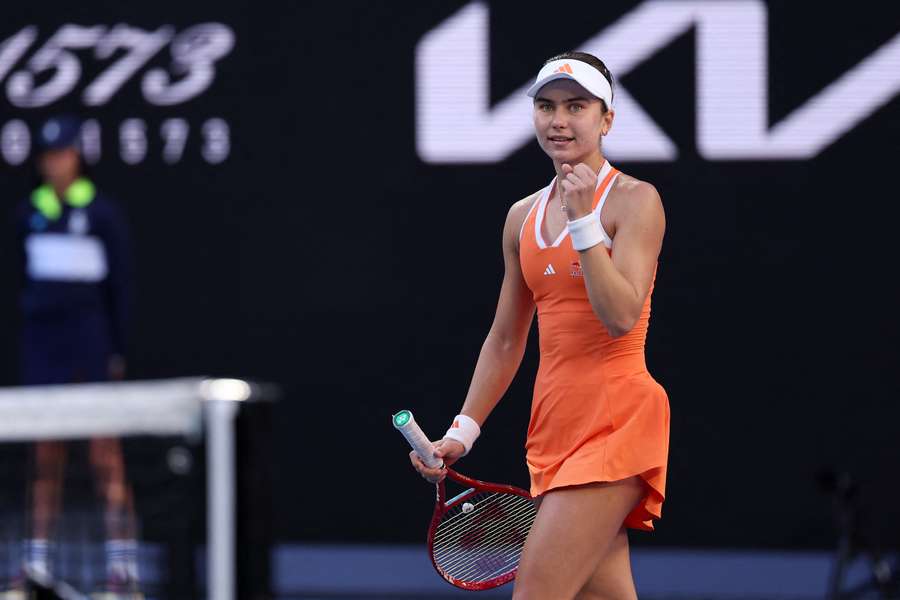 Iva Jovic is showing promising signs at the Australian Open.