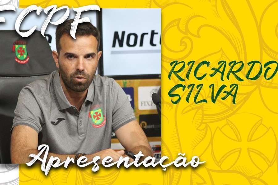 Ricardo Silva, novo treinador do Paços de Ferreira
