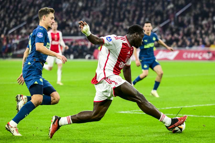 Brian Brobbey kon wel leven met het gelijkspel tussen Ajax en PSV