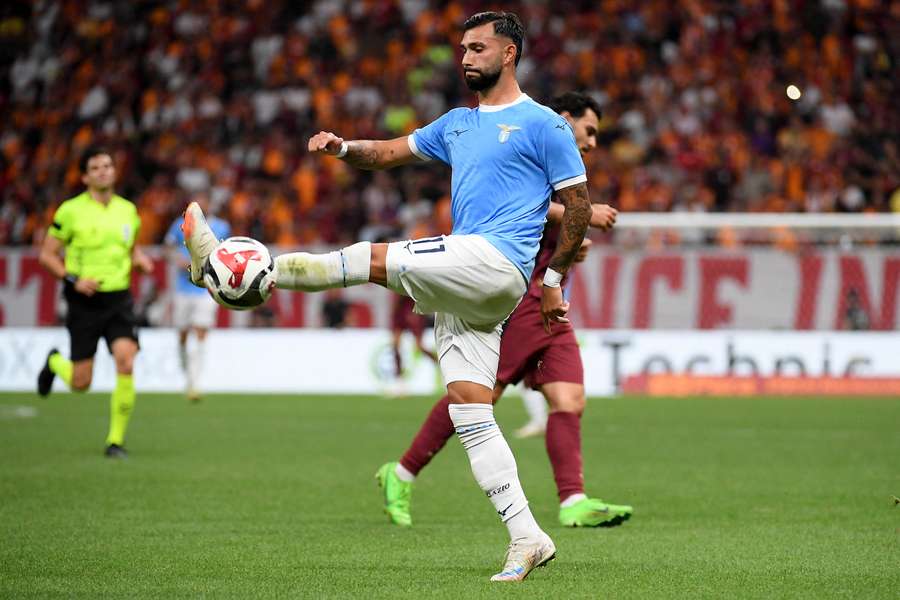 Valentin Castellanos durante l'amichevole contro il Galatasaray