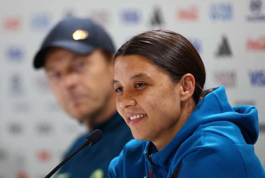 Sam Kerr pådrog sig en lægskade under træningen og går glip af Australiens to første kampe ved VM.