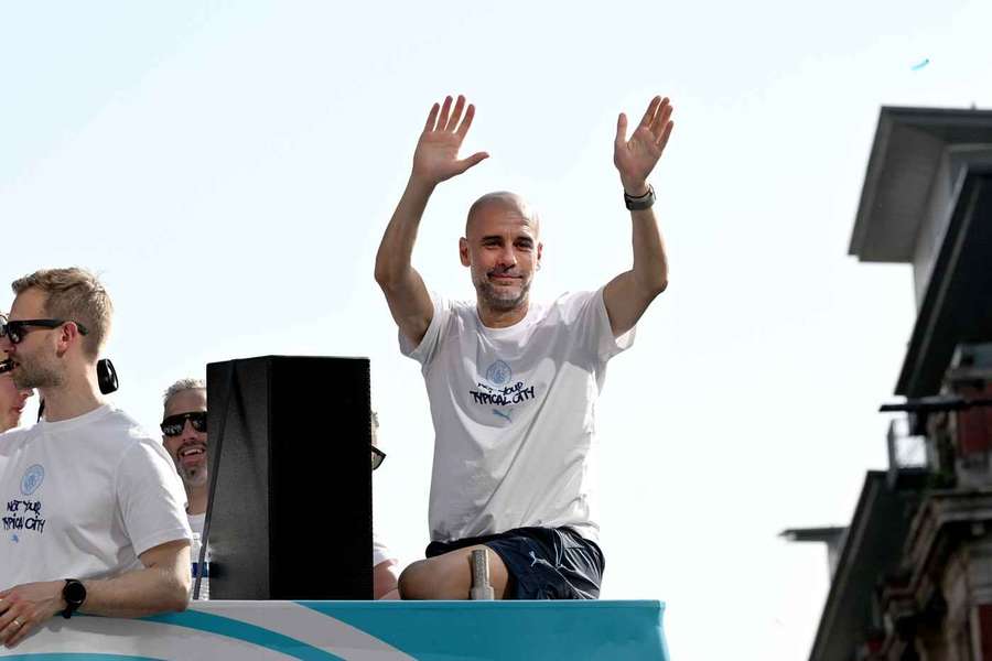 Guardiola își ia rămas bun de la Manchester City Guardiola își ia rămas bun de la Manchester City