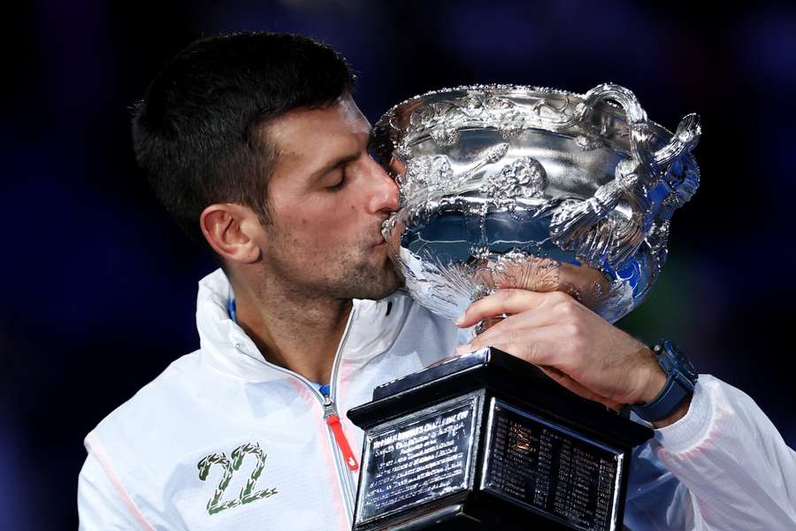 Novak Djokovic conquistou o seu décimo título no Open da Austrália