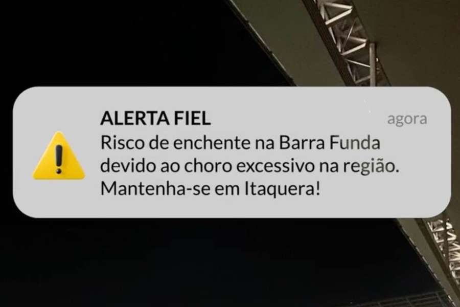 Alerta do Corinthians em provocação ao rival Palmeiras