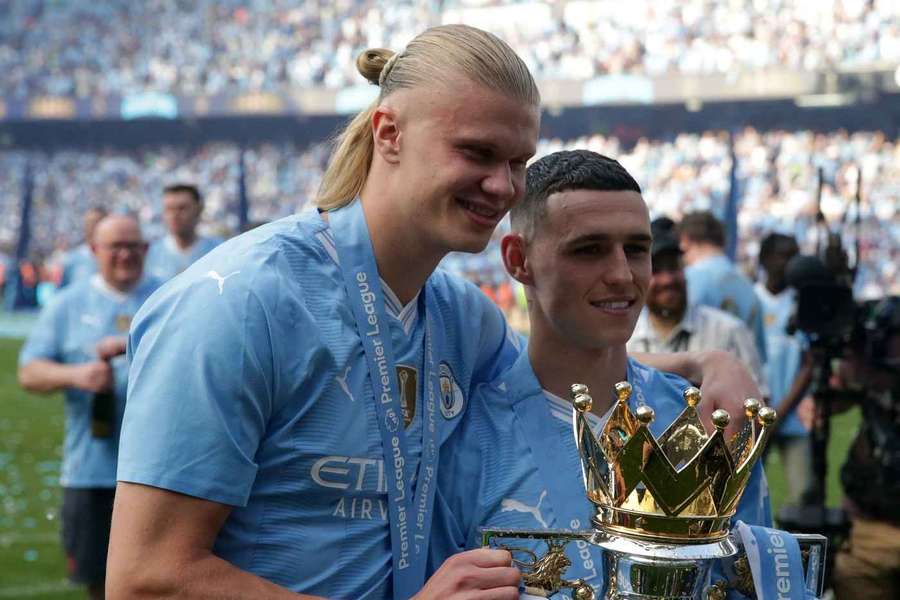 Erling Haaland e Phil Foden estão ambos nomeados