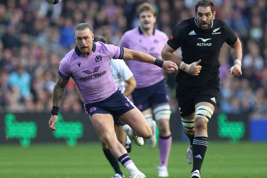 Hogg representing Scotland against the All Blacks last November