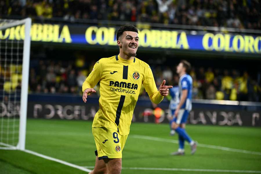 Georges Mikautadze celebrates scoring his team's third goal Georges Mikautadze celebrates scoring his team's third goal