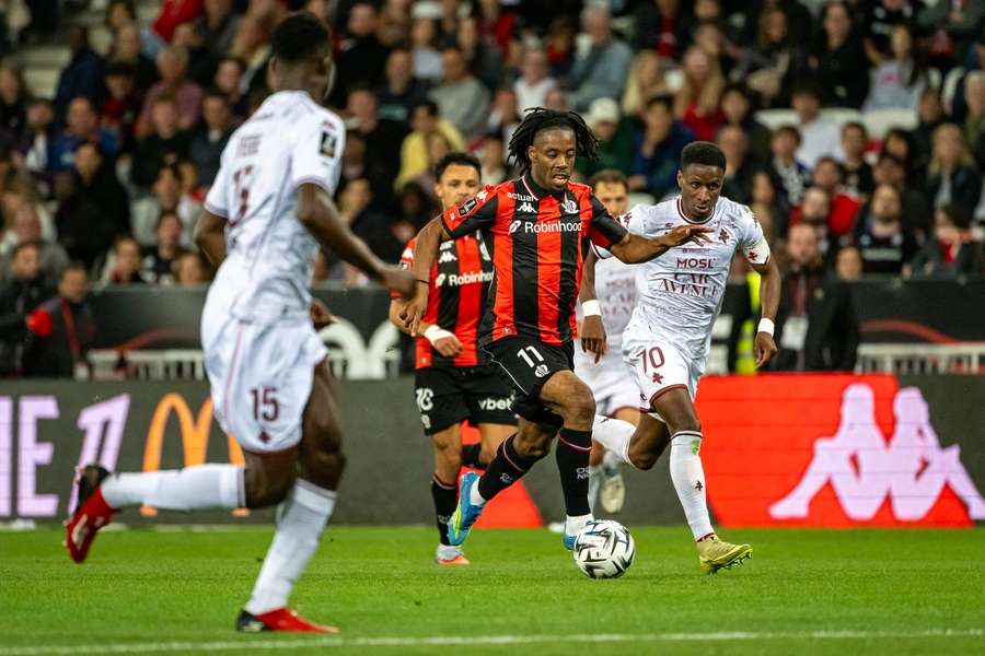 Nice are facing the serious threat of relegation