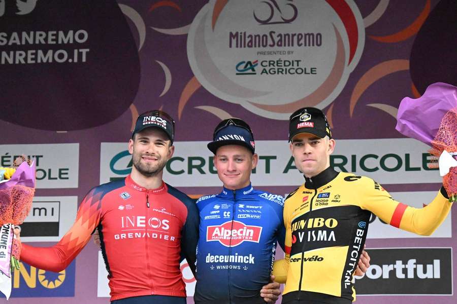 Van der Poel, Ganna, van Aert sur le podium à San Remo... dans cet ordre à Roubaix ?