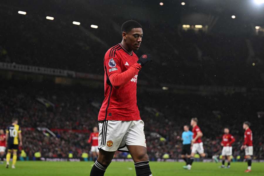 Manchester United striker Anthony Martial last played on December 9th