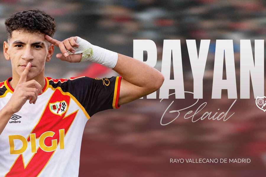 El Rayo Vallecano ficha a Rayane Belaid El Rayo Vallecano ficha a Rayane Belaid