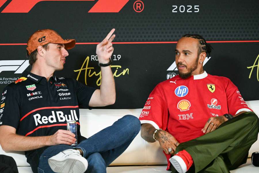 Max Verstappen (I) y Lewis Hamilton (D) Max Verstappen (I) y Lewis Hamilton (D)