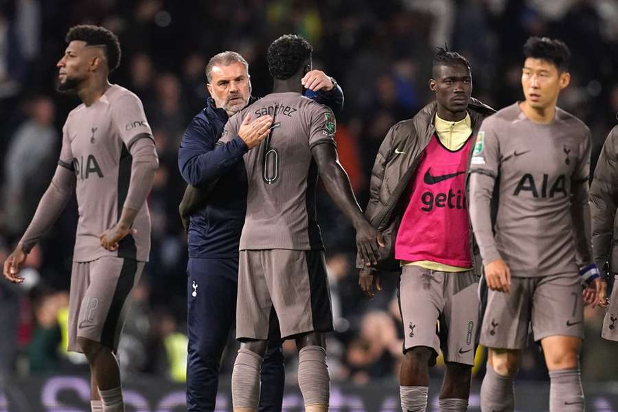 Postecoglou defends selection after Spurs crash out of League Cup