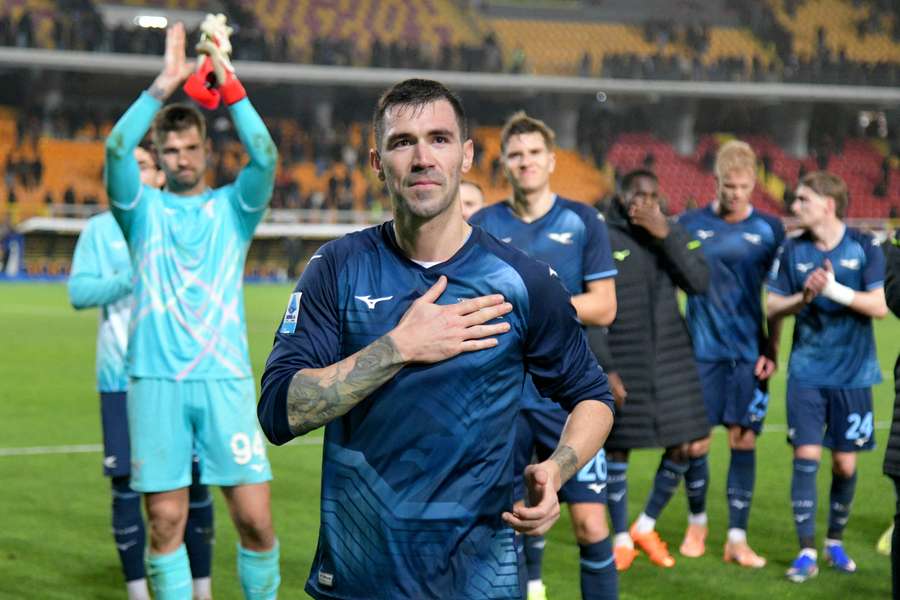 Romagnoli al termine di Lecce-Lazio