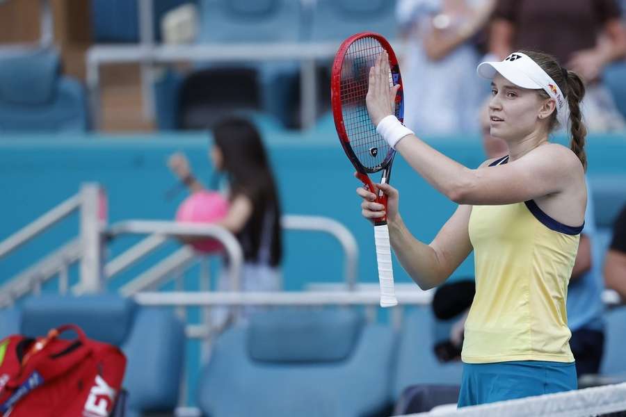 Rybakina perdeu a final do ATP de Miami do ano passado para Petra Kvitova