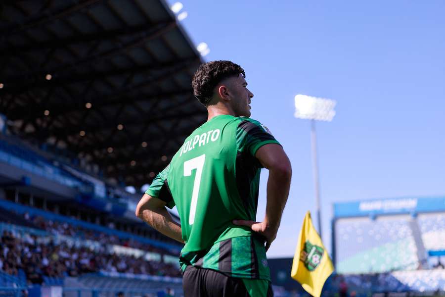 Cristian Volpato playing for Sassuolo in a Coppa Italia game earlier this month. Cristian Volpato playing for Sassuolo in a Coppa Italia game earlier this month.