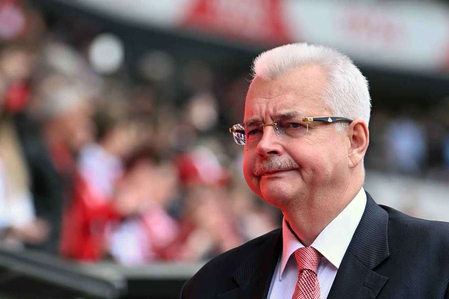 Předseda představenstva Slavie Jaroslav Tvrdík.