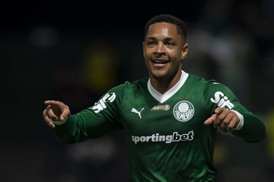Vitor Roque vive uma grande fase no Palmeiras