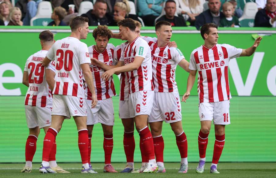 Luca Waldschmidt trifft zur zwischenzeitlichen Kölner Führung Luca Waldschmidt trifft zur zwischenzeitlichen Kölner Führung