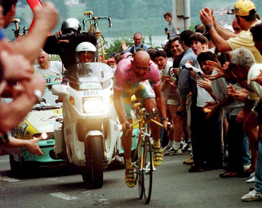 Marco Pantani sur le Giro 1998