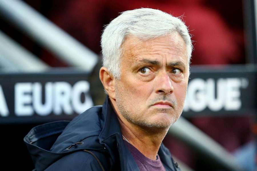 José Mourinho focado na AS Roma