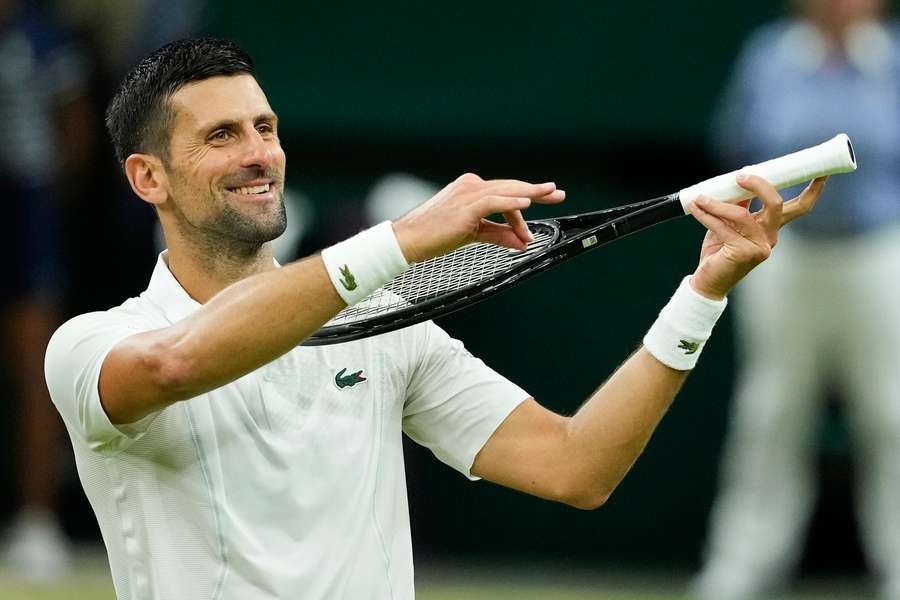 Novak Djokovic did not drop a set in his victory over Holger Rune