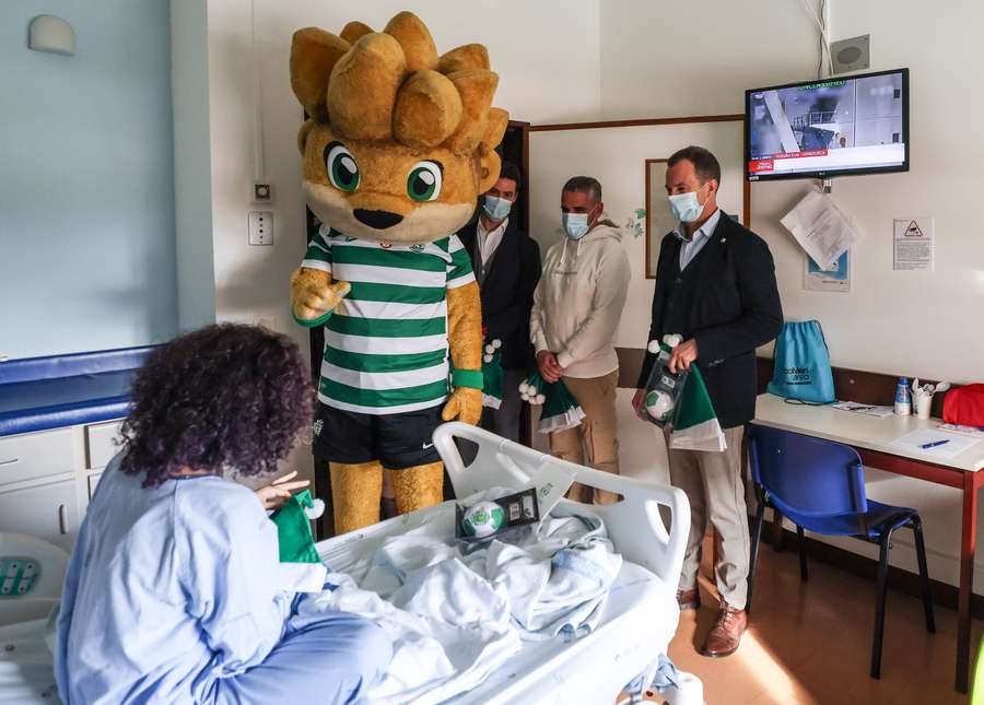 Jubas também marcou presença na ação solidária Jubas também marcou presença na ação solidária