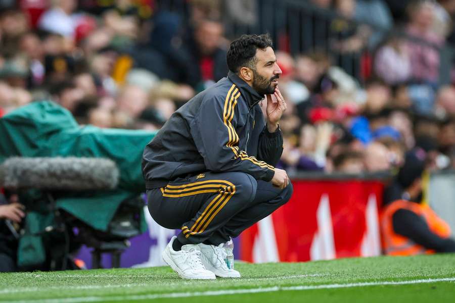 Rubén Amorim, entrenador del United