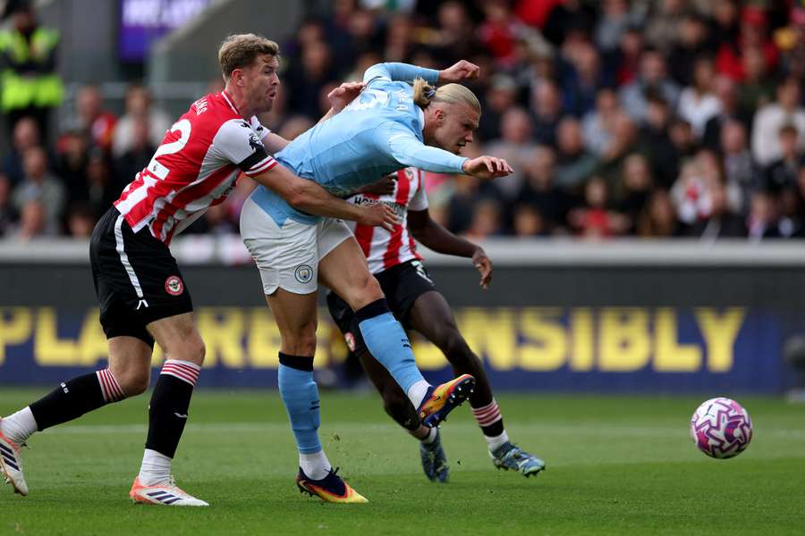 Haaland proverà a guida il Manchester City alla vittoria contro il Brentford