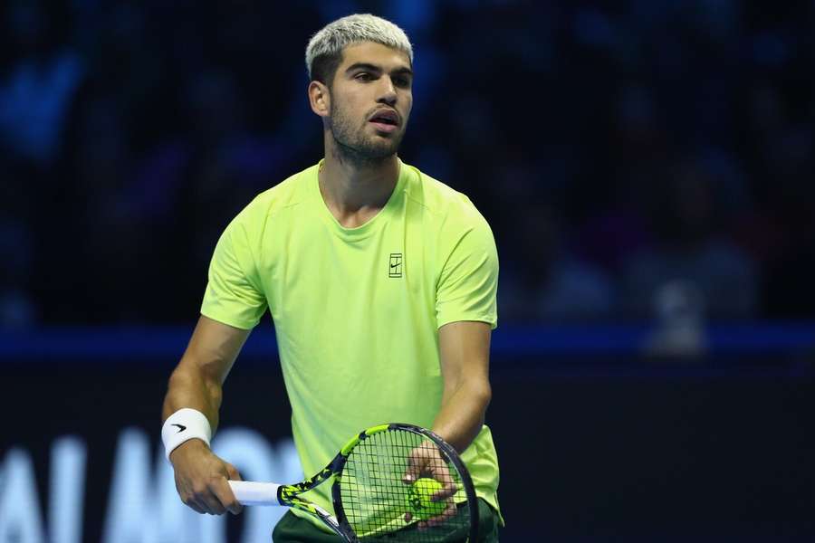 Alcaraz výrazně zlepšil servis. Alcaraz výrazně zlepšil servis.