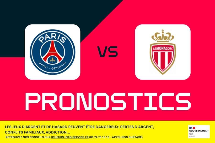 PSG - Monaco : pronostics, meilleurs paris et cotes (Ligue 1)