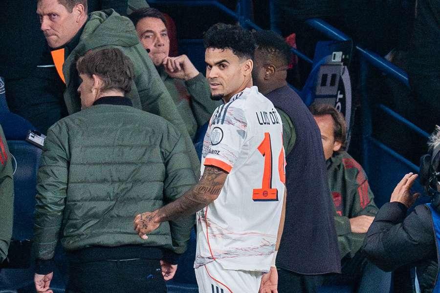 Luis Díaz nach seinem Platzverweis gegen PSG