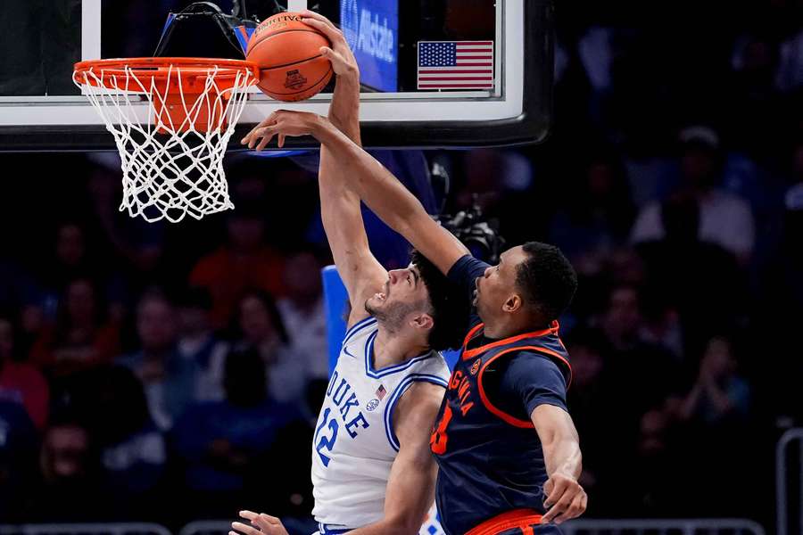 Duke's Cameron Boozer dunks against Virginia Duke's Cameron Boozer dunks against Virginia