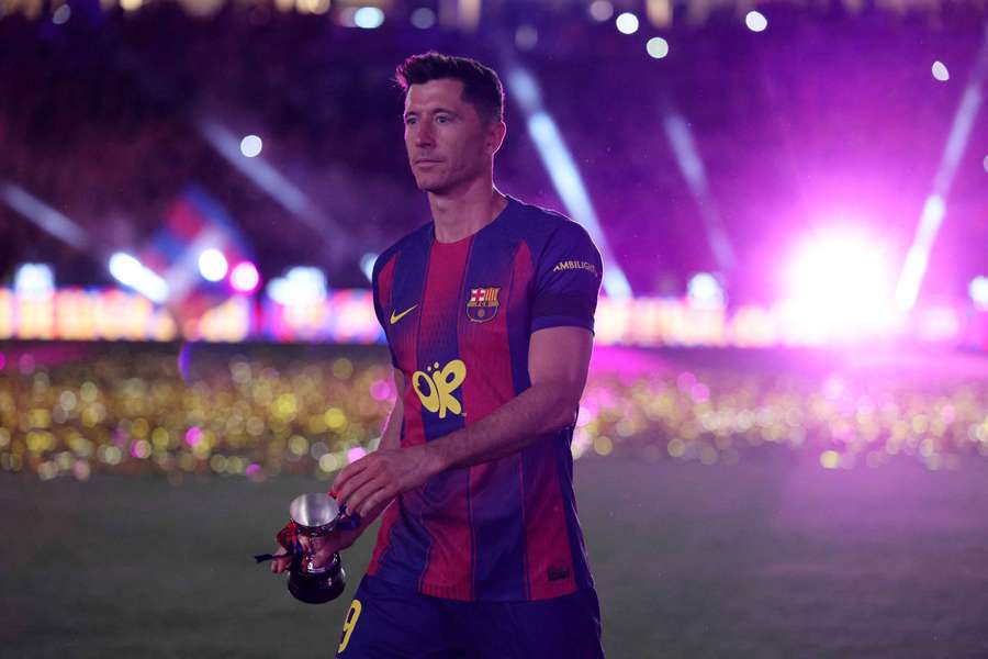 Lewandowski strávil v Barceloně čtyři sezony.