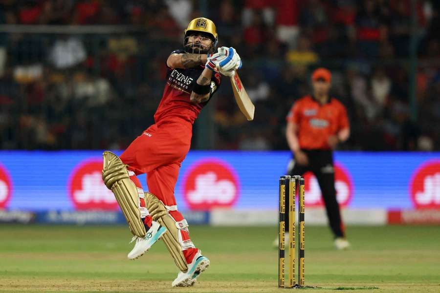 Royal Challengers Bengaluru's Virat Kohli in action during the IPL season opener