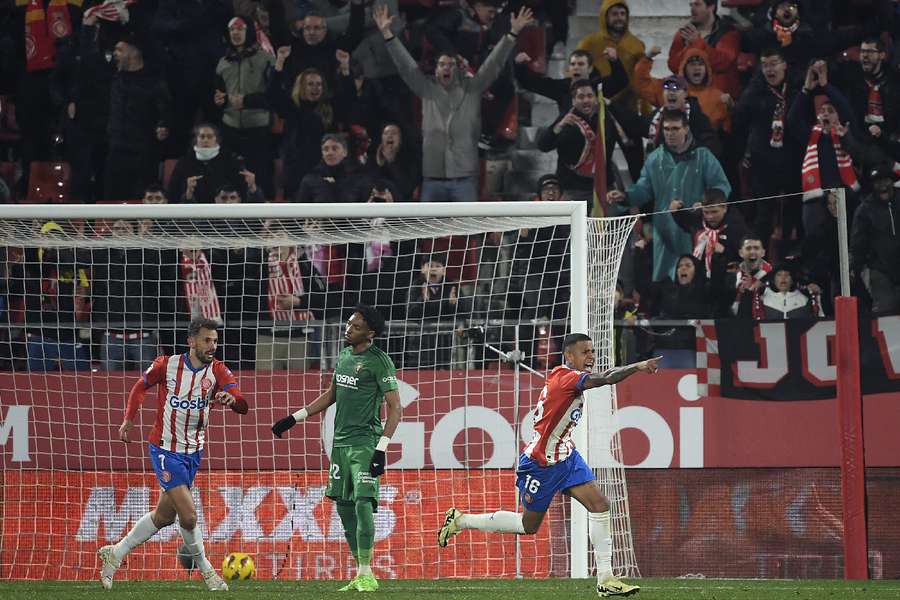 Savio celebrates his goal