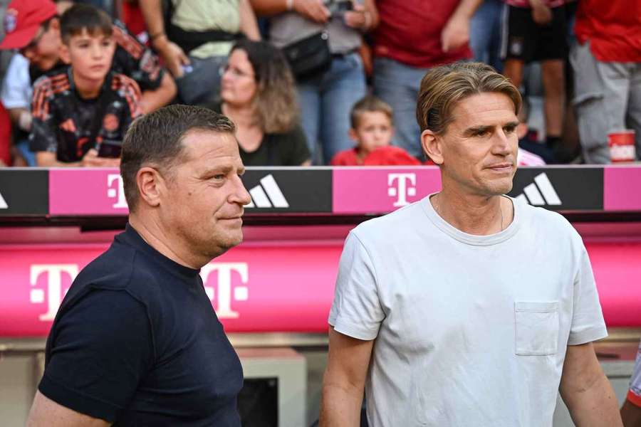 Max Eberl (l.) und Christoph Freund (r.)