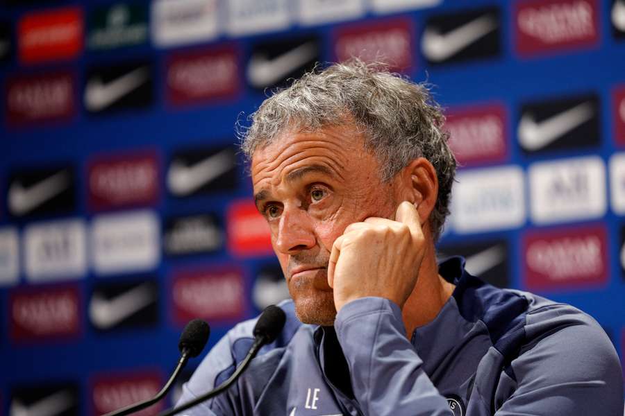 Luis Enrique, treinador do PSG