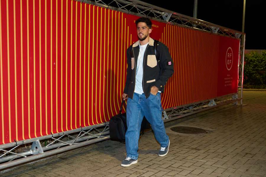 Fornals, en su llegada a Las Rozas