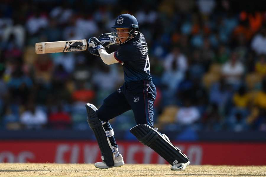 Namibia's Zane Green hit the winning runs off the final ball against South Africa.