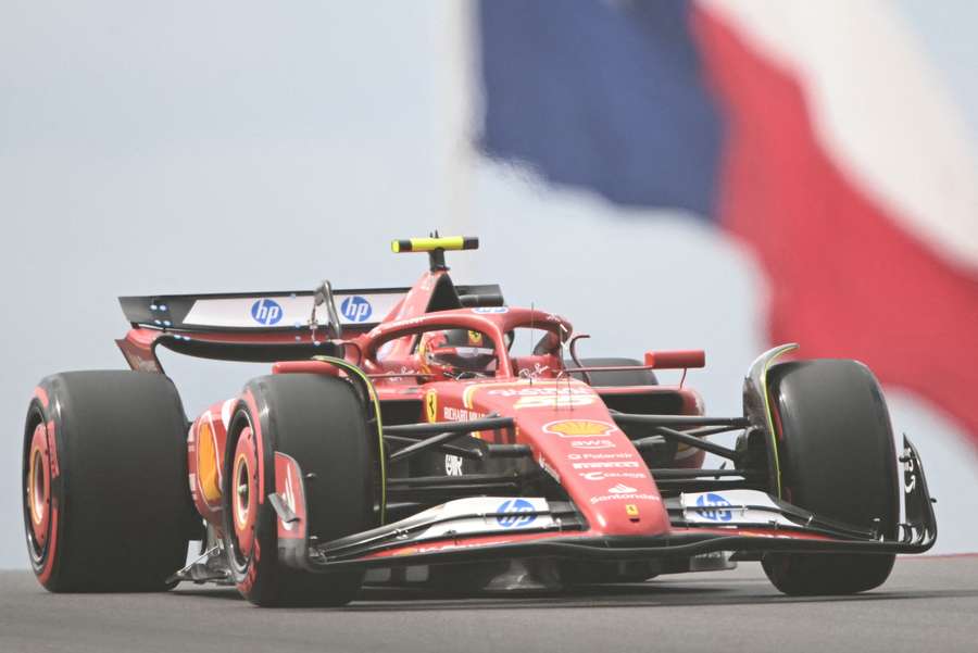 Carlos Sainz no circuito de Austin