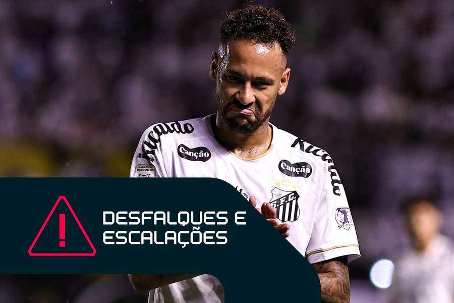 Neymar está suspenso e desfalca Santos contra Palmeiras