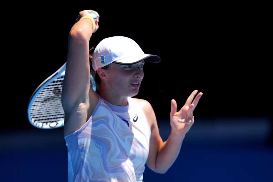 Swiatek fell to Rybakina at the Australian Open