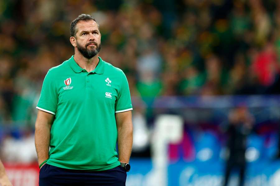  Ireland head coach Andy Farrell before the match against South Africa
