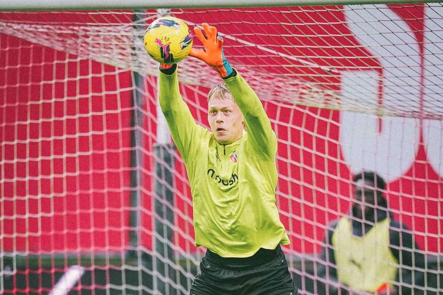 Lukas Hornícek na baliza do SC Braga