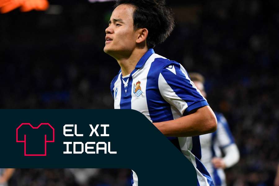 Kubo destacó ante el Ajax. Kubo destacó ante el Ajax.