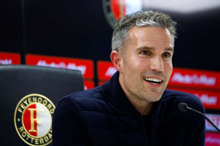 Feyenoord coach Robin van Persie Feyenoord coach Robin van Persie