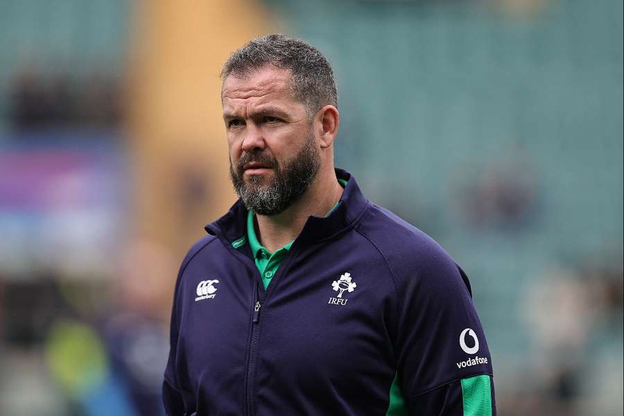 Ireland coach Andy Farrell is eyeing a second straight Grand Slam title