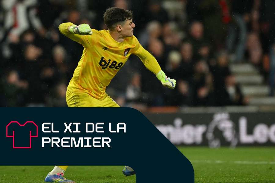 Kepa Arrizabalaga celebra el triunfo.